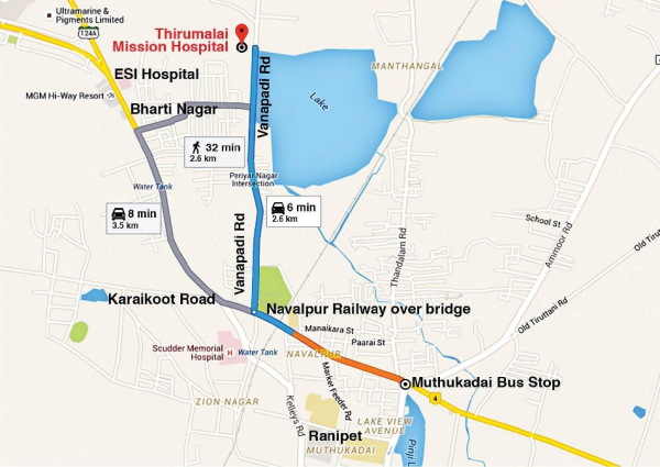 Thirumalai Mission Hospital location
